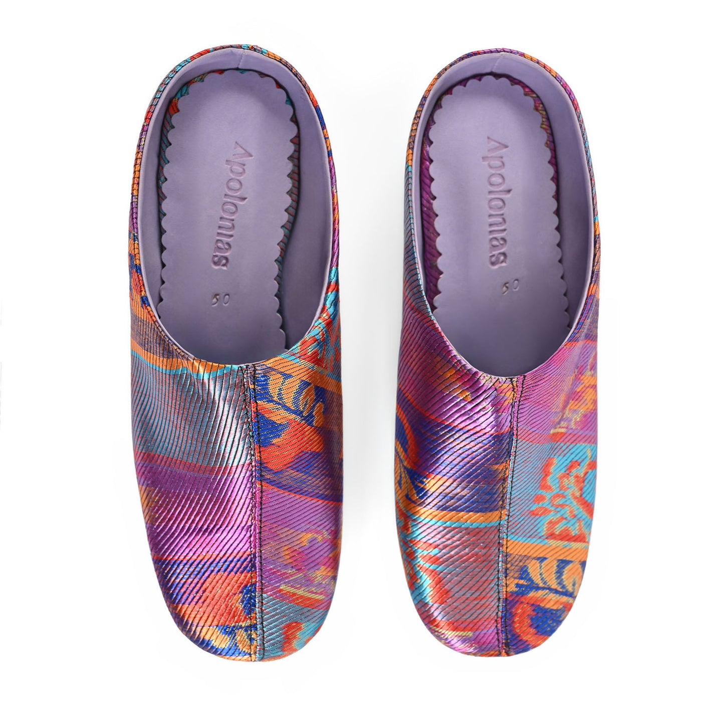 Clogs Adelita — Brocado multicolor