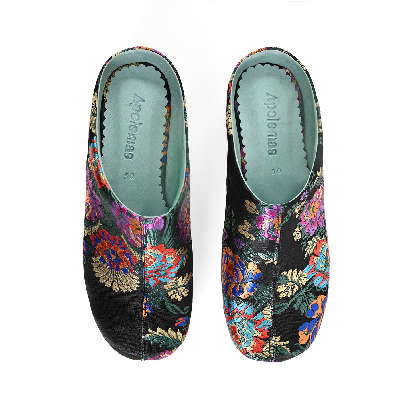 Clogs Adelita — Brocado floral