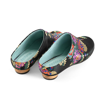 Clogs Adelita — Brocado floral