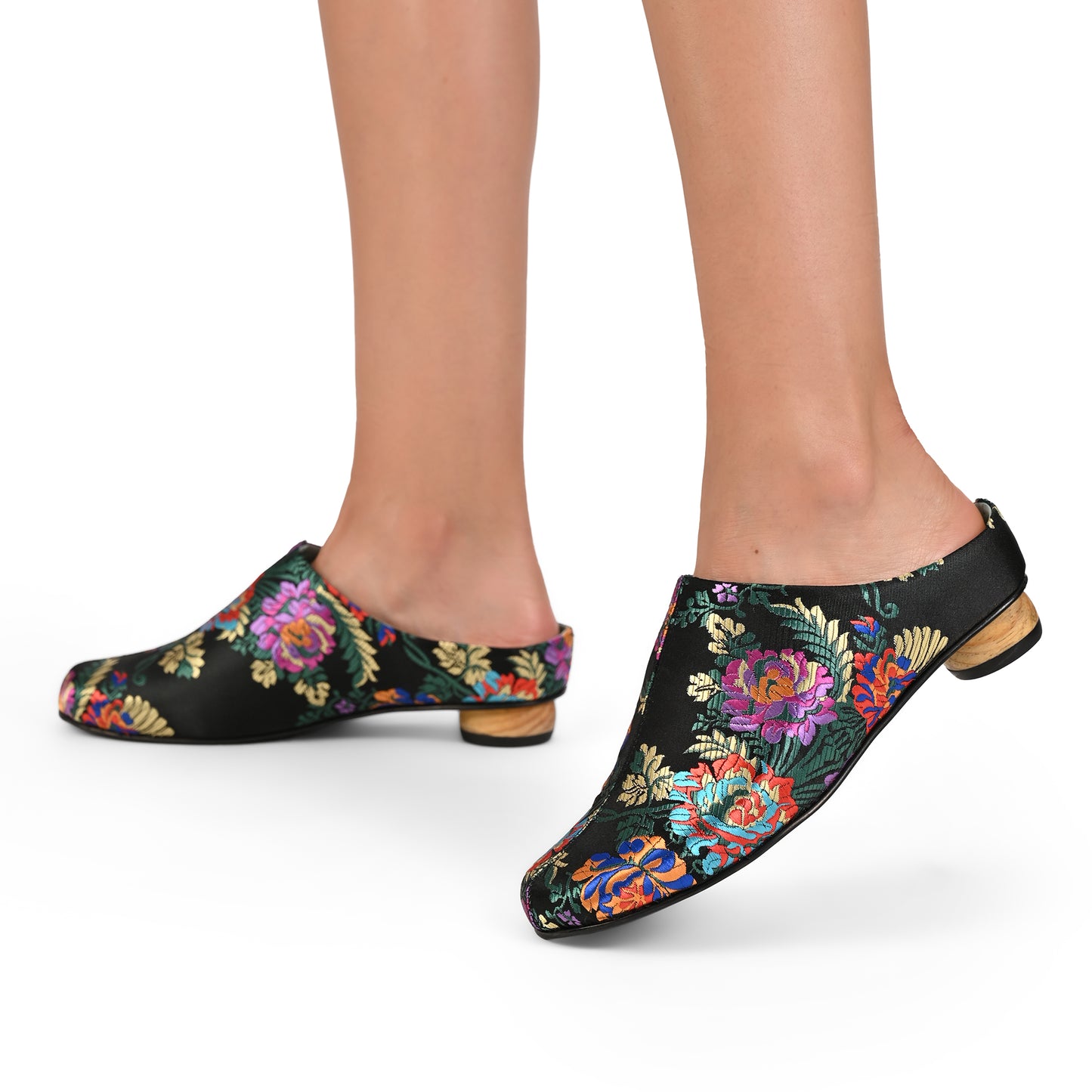 Clogs Adelita — Brocado floral