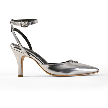 Zapatillas Josefina — Plata