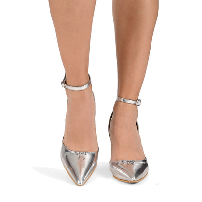 Zapatillas Josefina — Plata